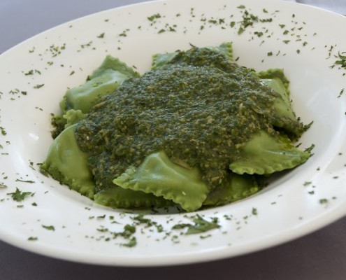 Ravioli Verdi al Pesto Genovese