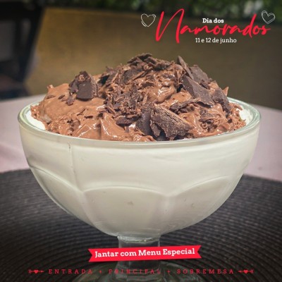 mousse alla piadina dos namorados